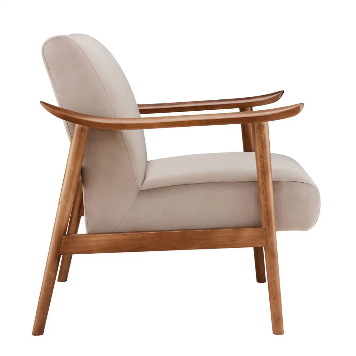 Hiram Accent Chair Beige - 3