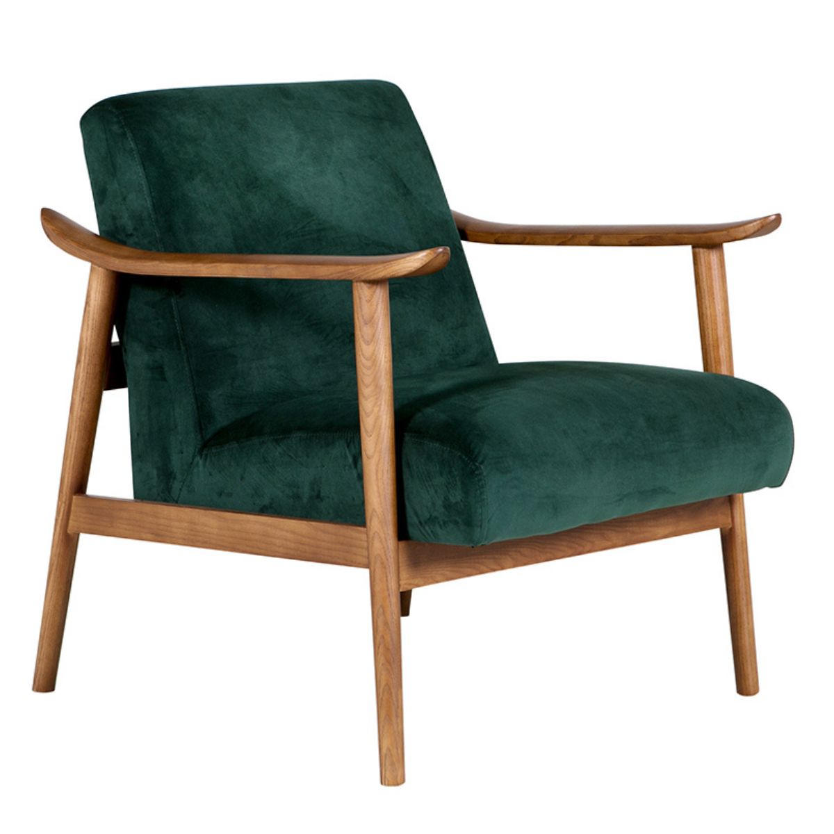 Hiram Velvet Accent Chair Green - 1