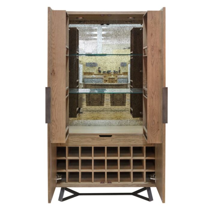 IB-WC - Idris oak wine cabinet 3