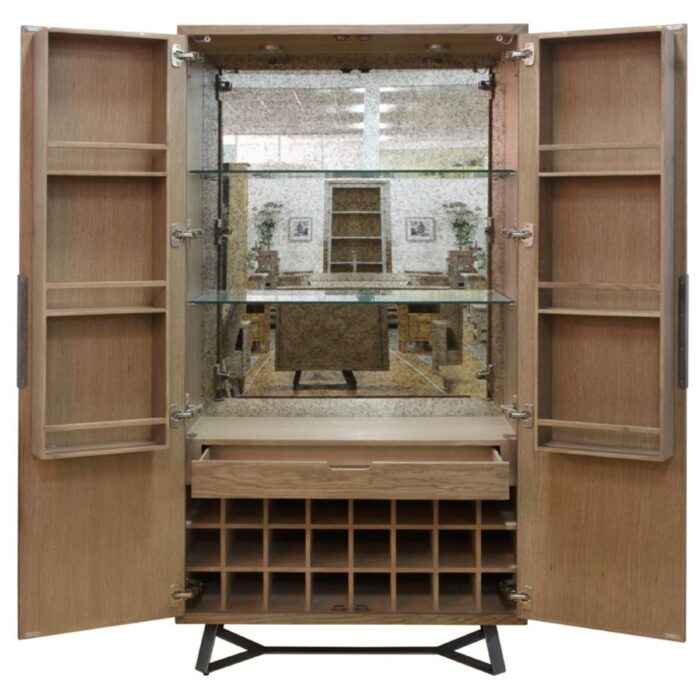 IB-WC - Idris oak wine cabinet 5