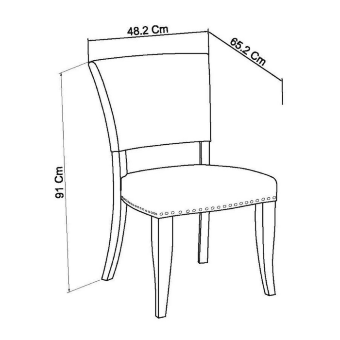Inishmore velvet dining chair - 12