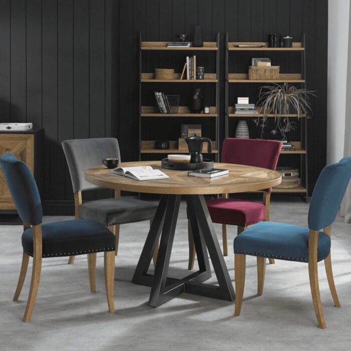 Inishmore velvet dining chair - 8