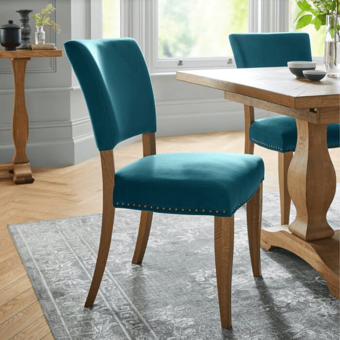 Inishmore velvet dining chair - 9