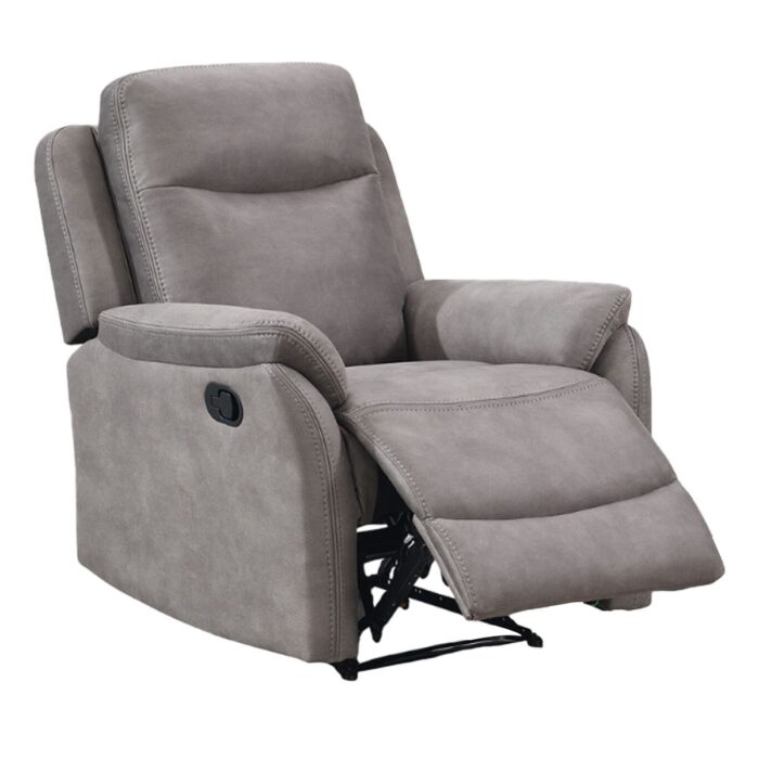 Emmanual grey recliner armchair