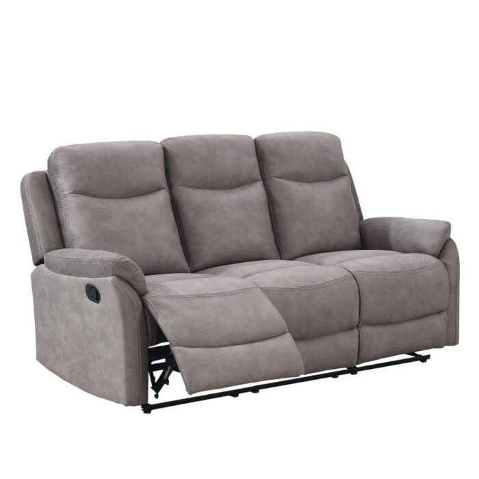 Emmanual grey 3 seater recliner sofa