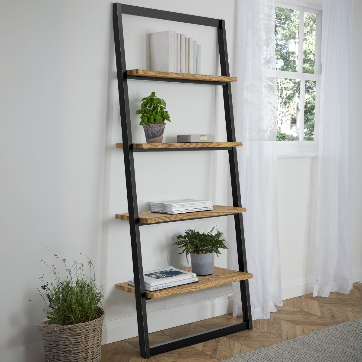 Jasmine Ladder Bookcase - 3