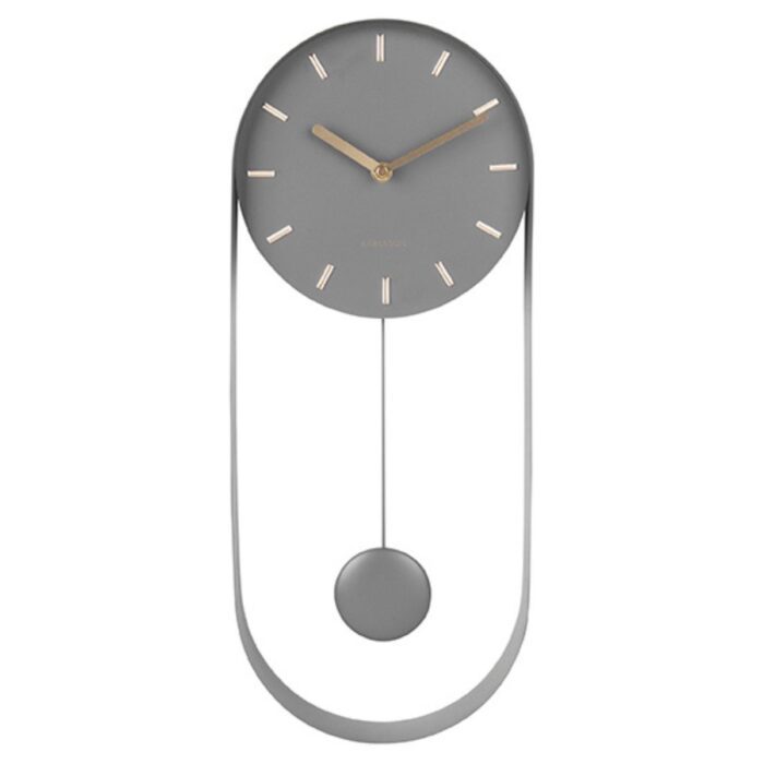 KA5822GY - Elegant Grey Pendulum Wall Clock - 2