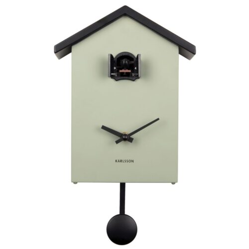 KA5880GR - Traditional Modern Green Cuckoo Clock - 1
