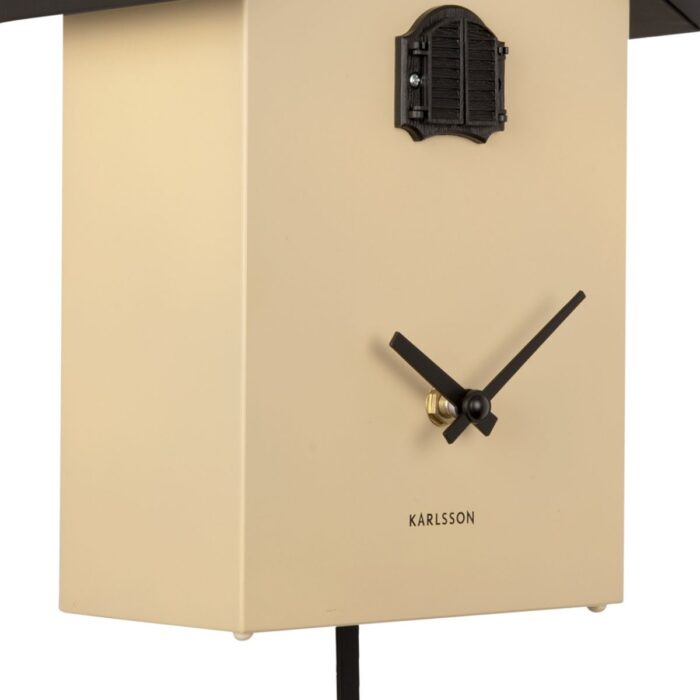 KA5880SB - Modern Sand Brown Cuckoo Clock - 3