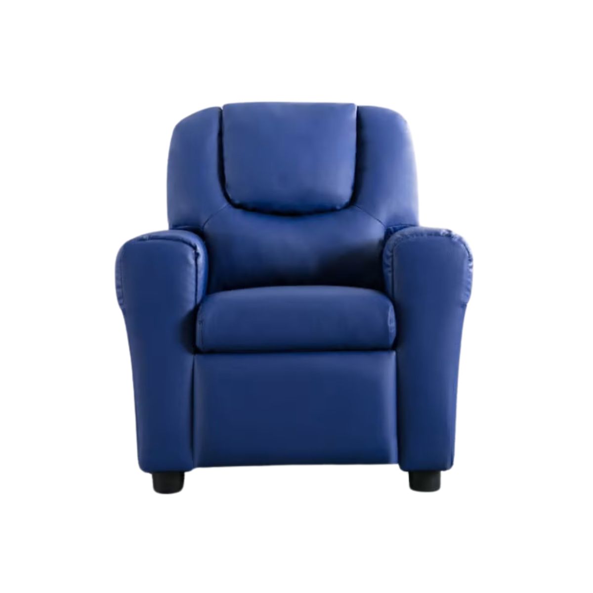 Kids Recliner Chair with Cup Holder Blue - 1