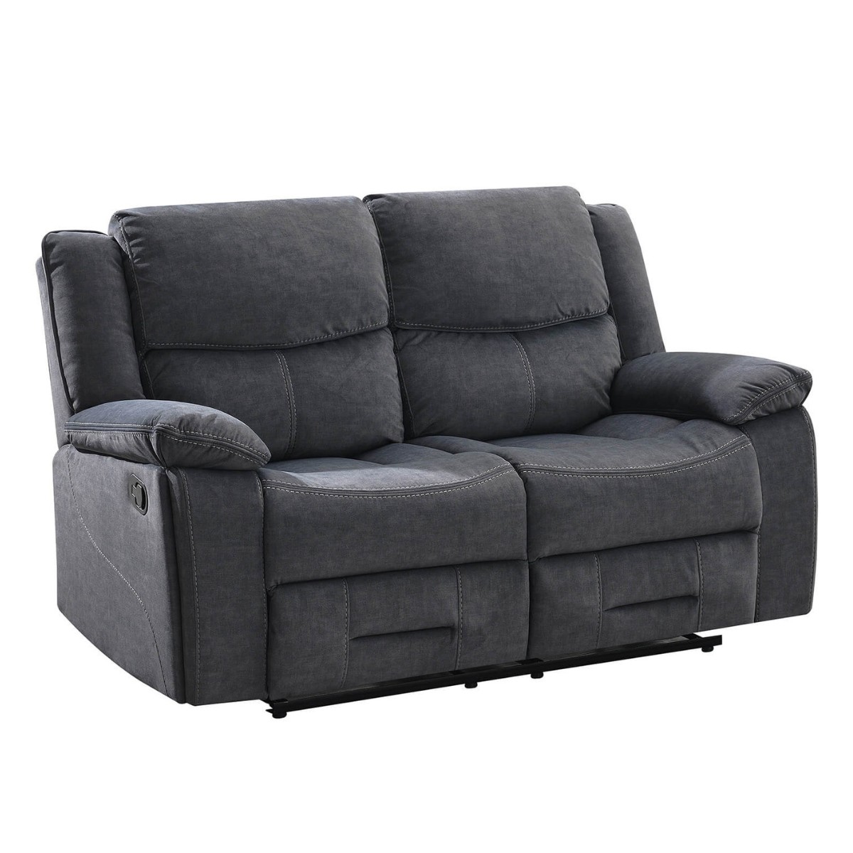 Kilflynn Charcoal 2 Seater Recliner Sofa - 1