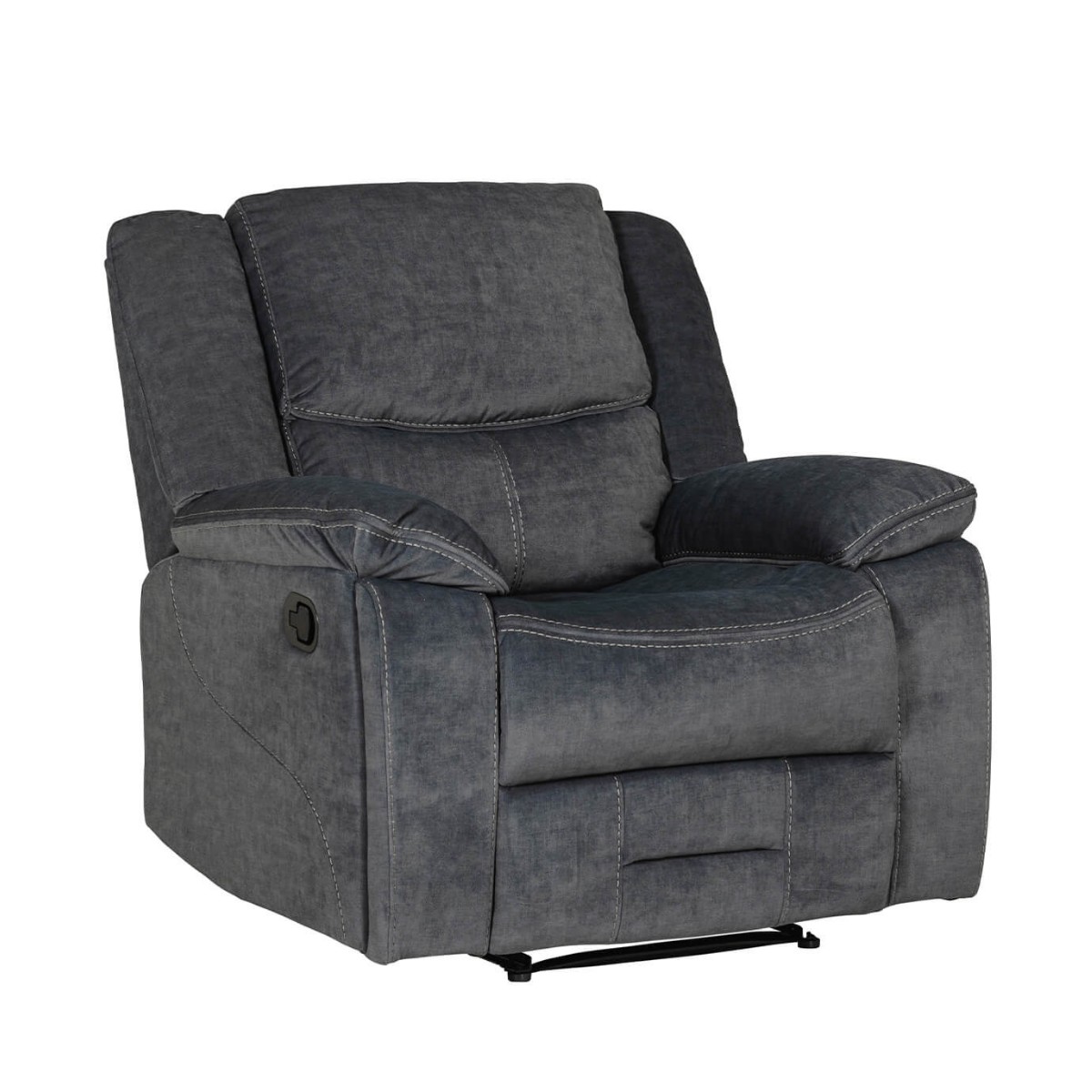 Kilflynn Charcoal Recliner Armchair - 1