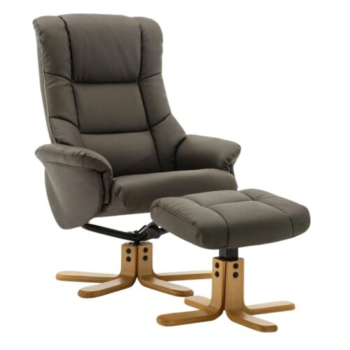 LFFLOC - Freda Charcoal Plush Chair - 1