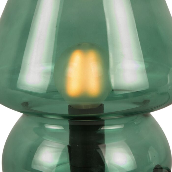 LM1978GR - Green Vintage Glass Table Lamp - 3