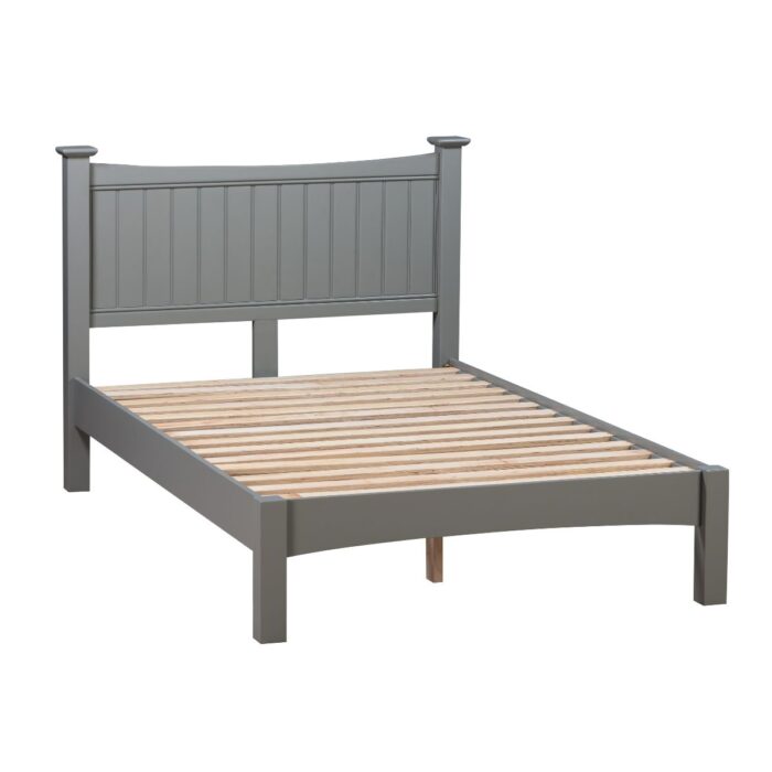 Lucille grey wooden bed