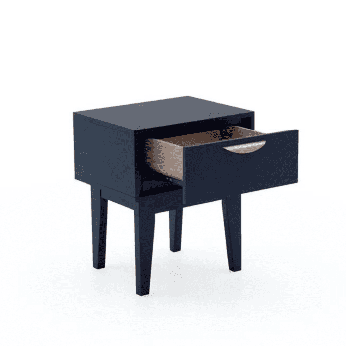 LUN-410-BL - Leonel Navy Blue Night Table - 2