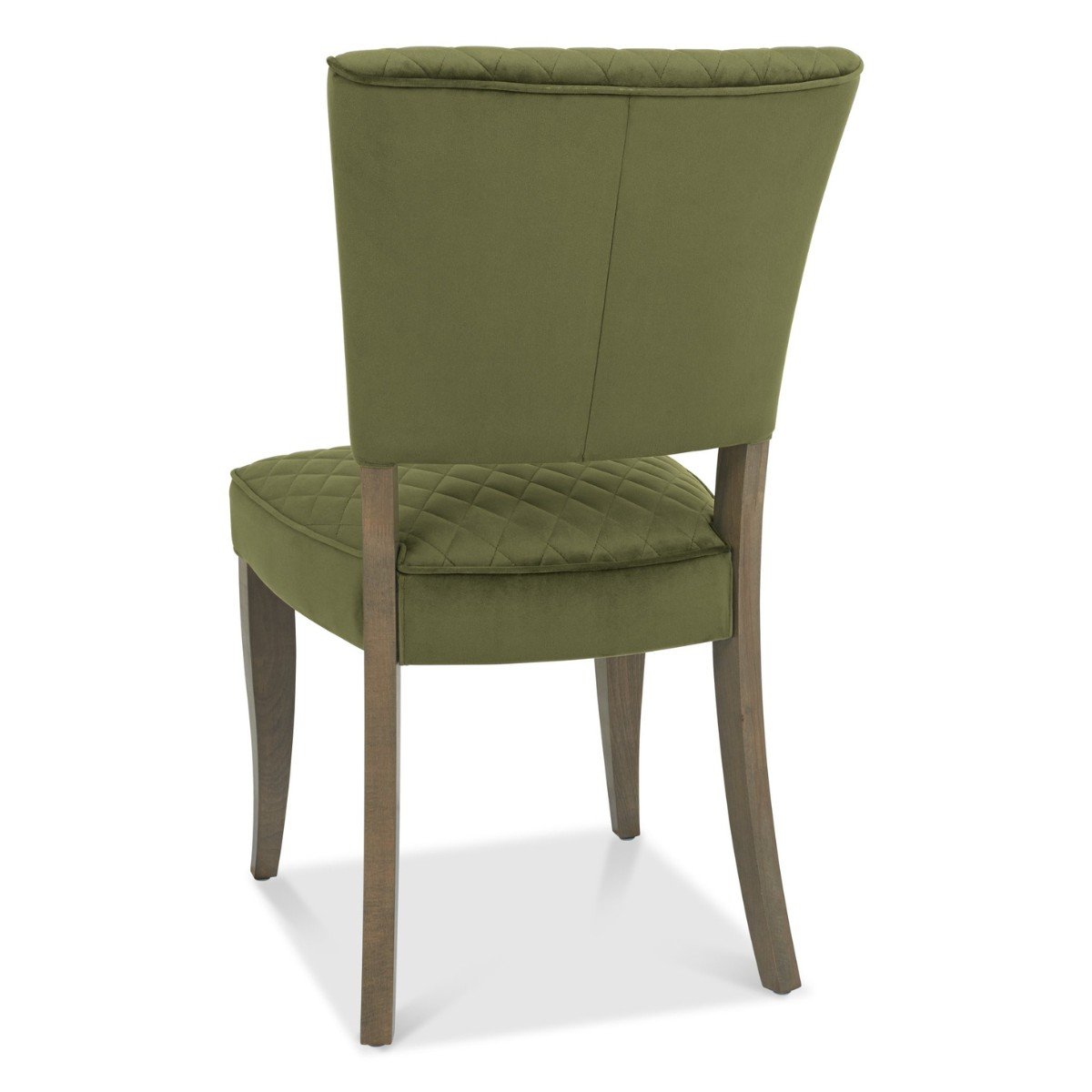 Lachlan Fumed Oak Dining Chair Green - 3