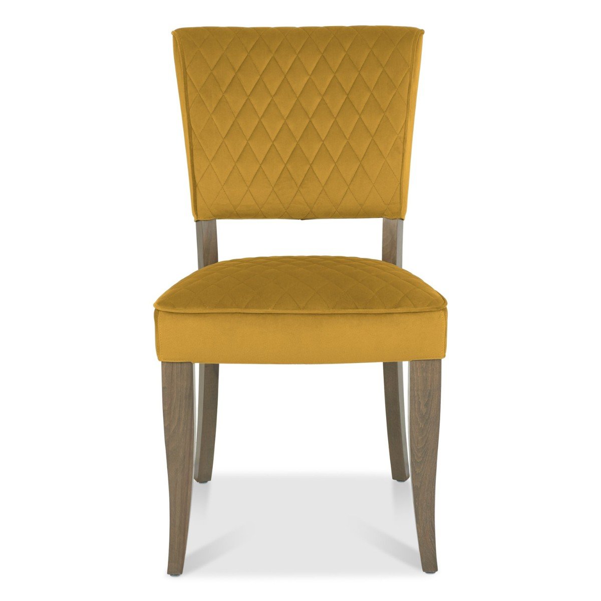 Lachlan Fumed Oak Dining Chair Yellow - 2