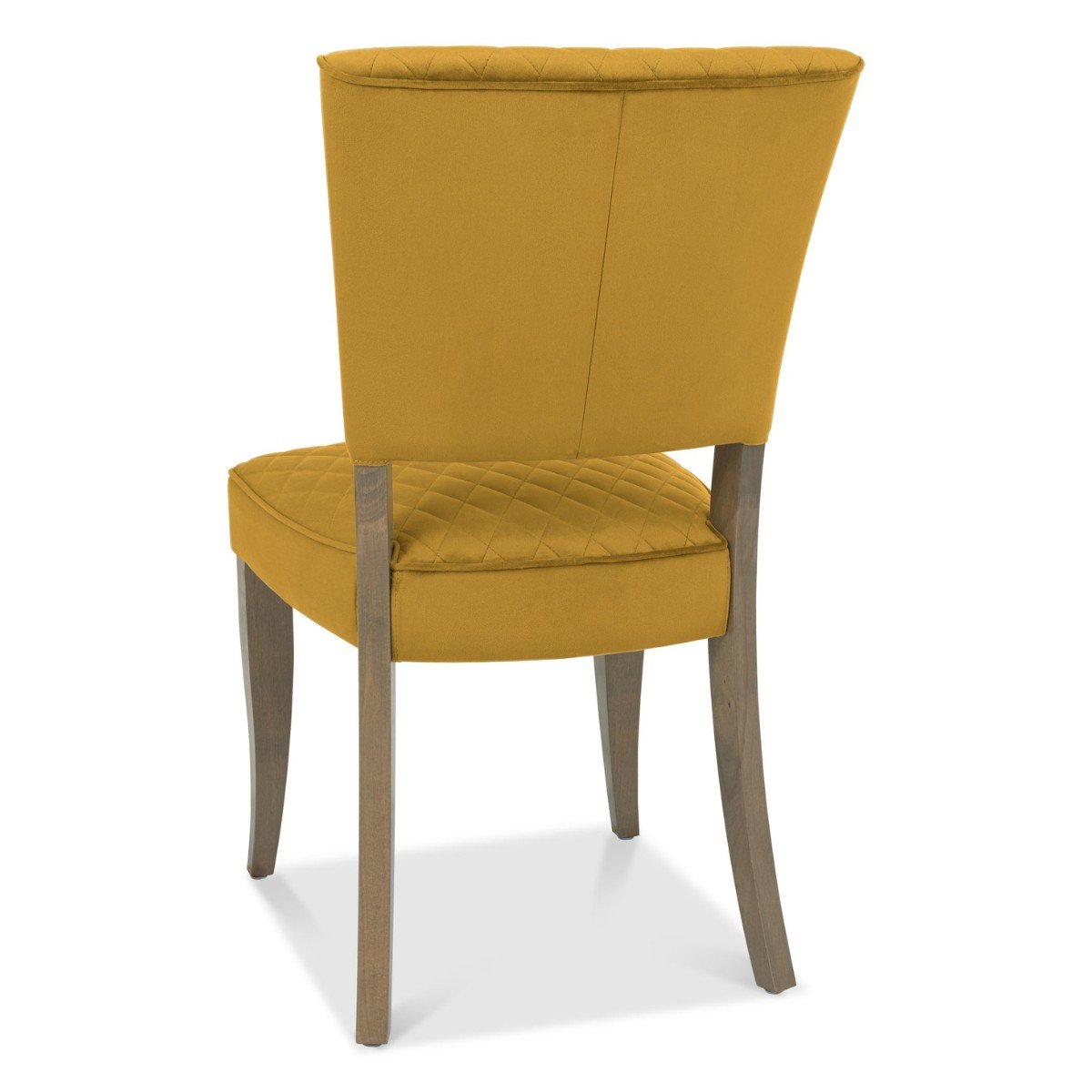 Lachlan Fumed Oak Dining Chair Yellow - 3