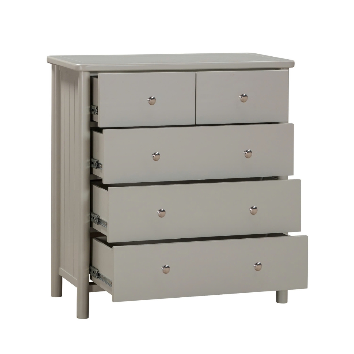 Latina Grey 5 Drawer Tall Chest - 2