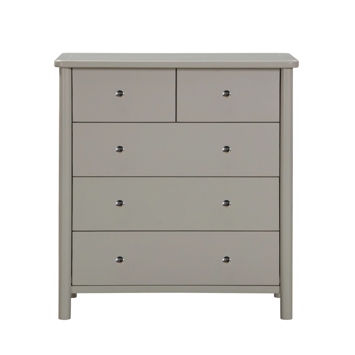 Latina Grey 5 Drawer Tall Chest - 3