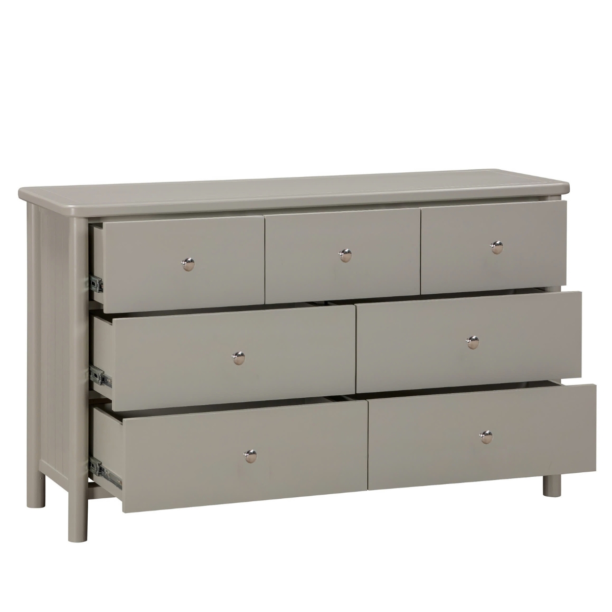 Latina Grey 7 Drawer Chest of Drawers - 2