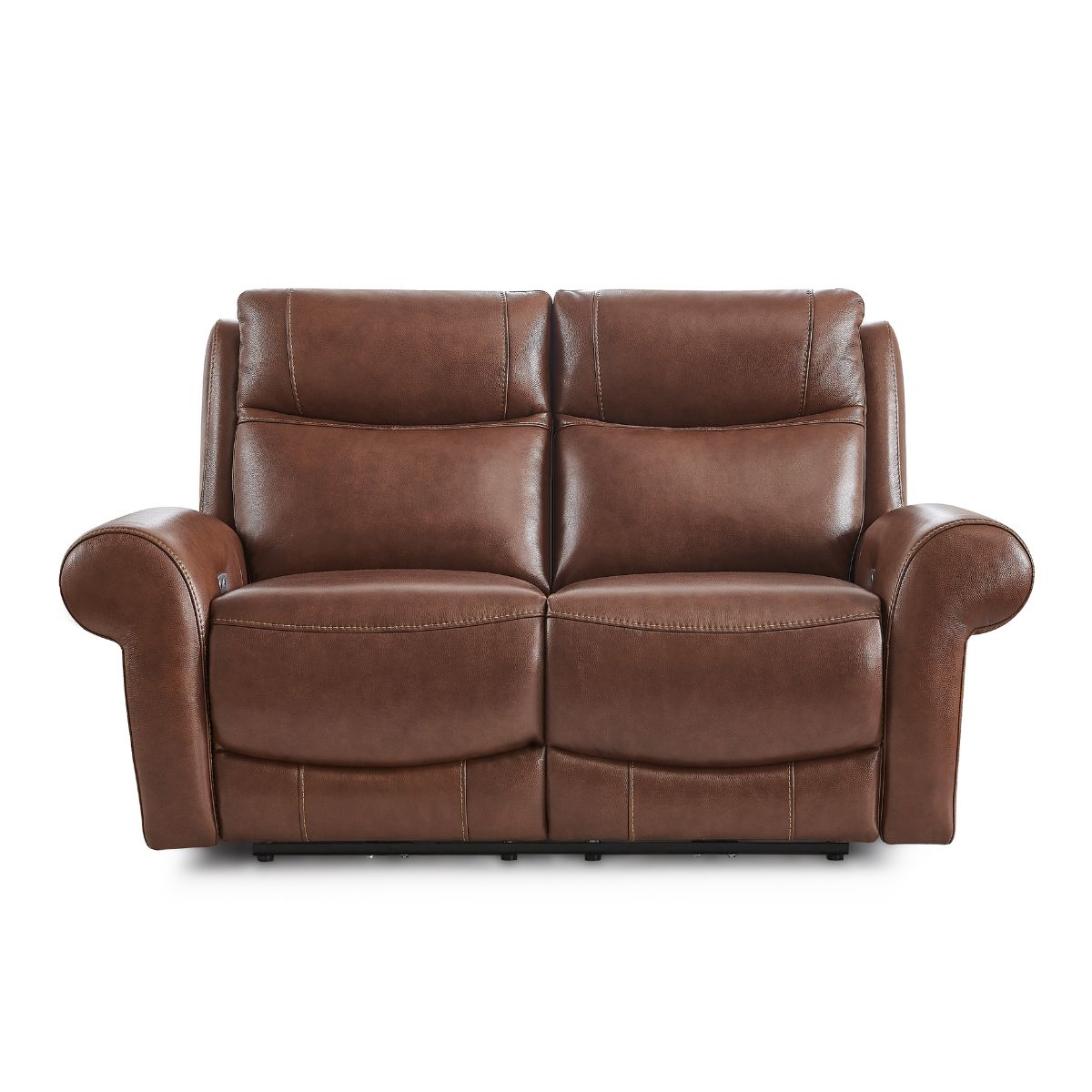 Lindfield Tan Leather 2 Seater Powered Recliner - 1