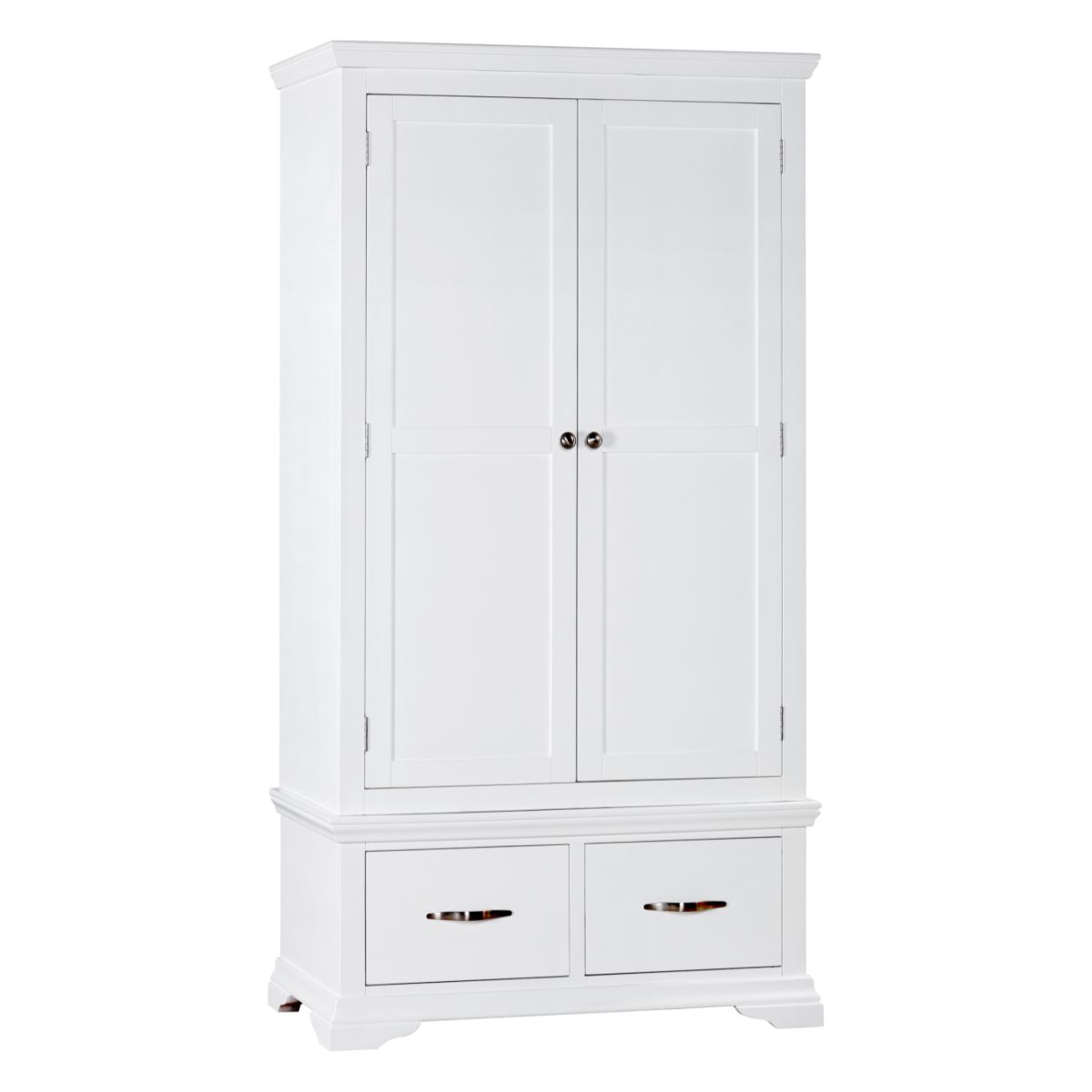 Lucilla White wooden 2 Door Wardrobe - 1