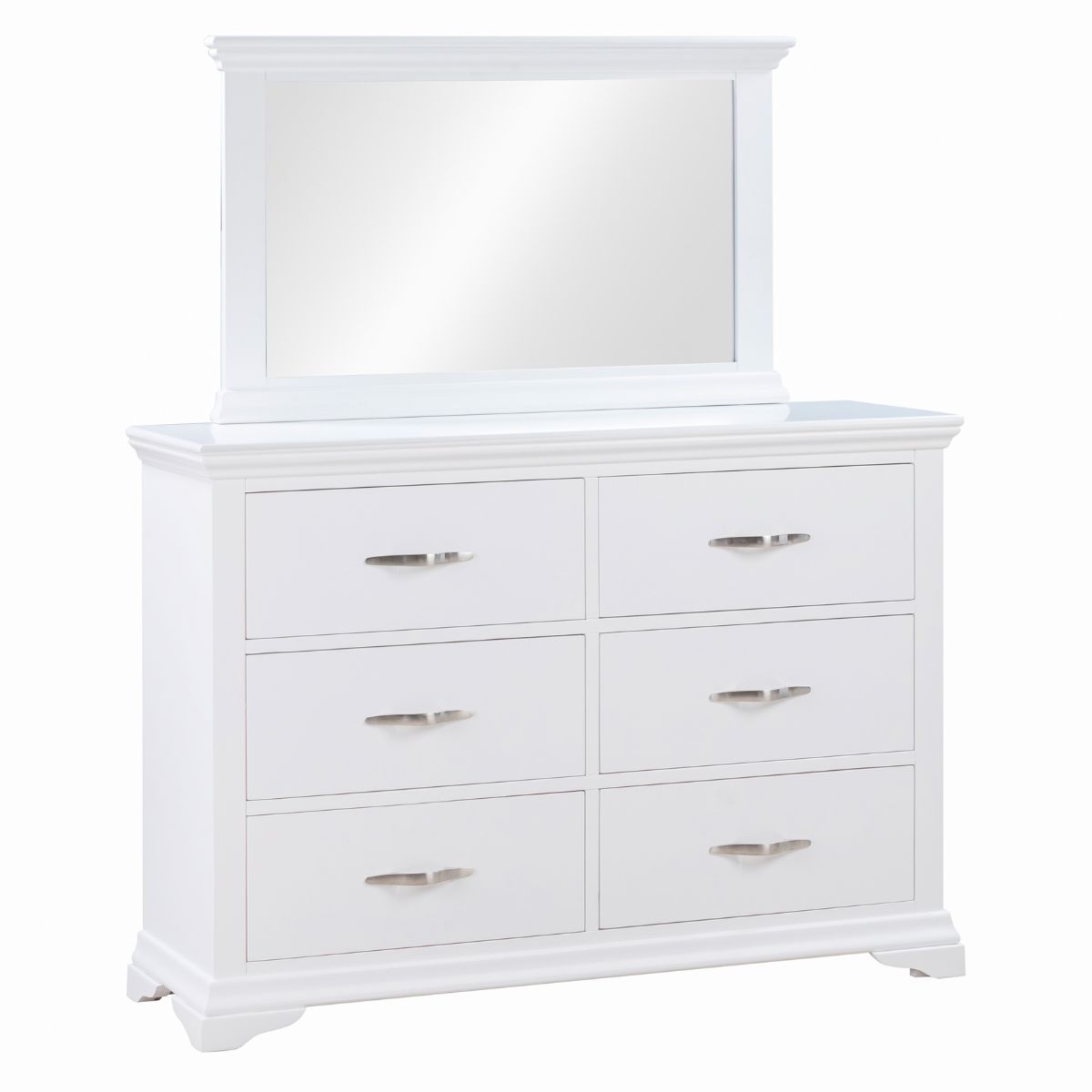 Lucilla White Chest of 6 Drawers - 1