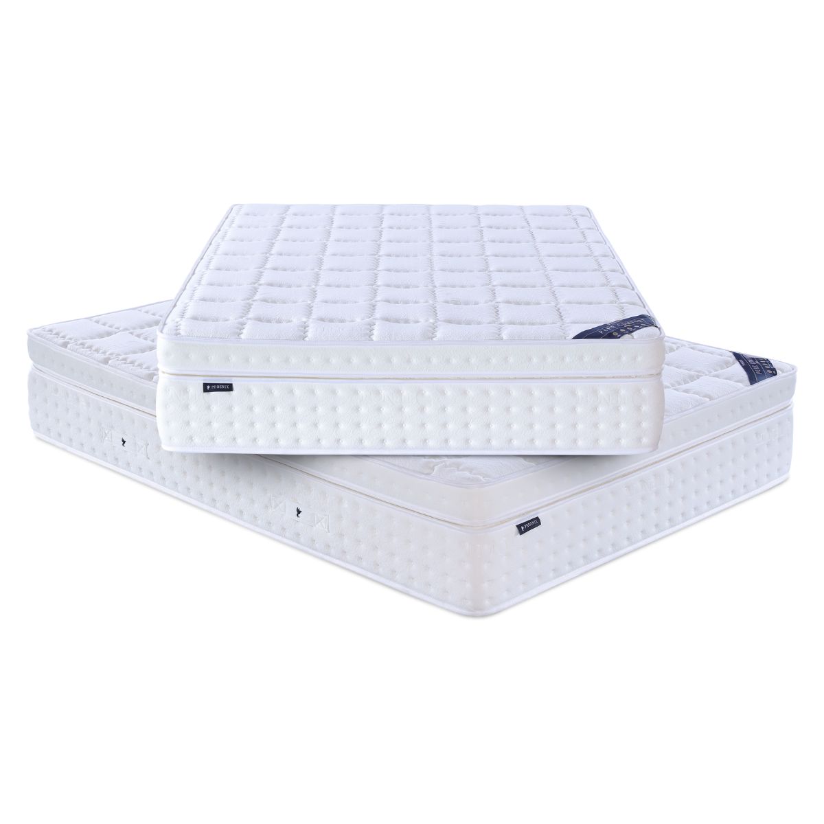 Luxury Coil Pure Comfort Mattress Stacked