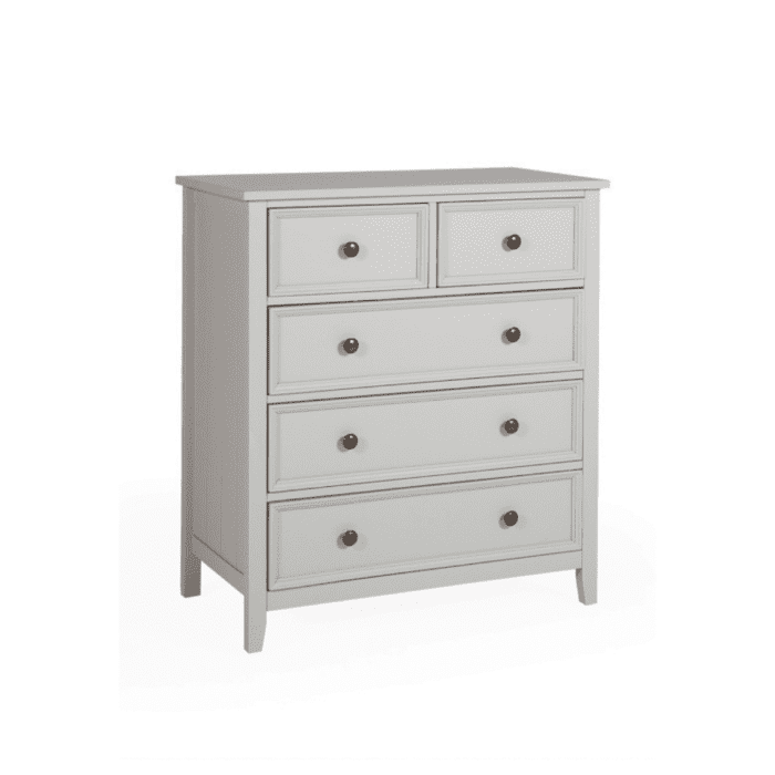 MIL-411-CLAY - Marcus Grey Tall Pine Chest of Drawers - 1
