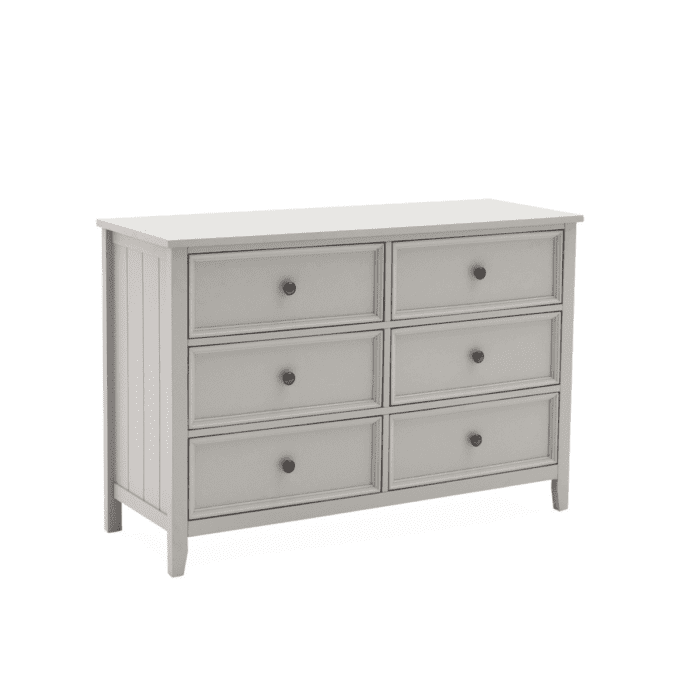 MIL-413-CLAY - Marcus Grey Pine Chest of Drawers - 1