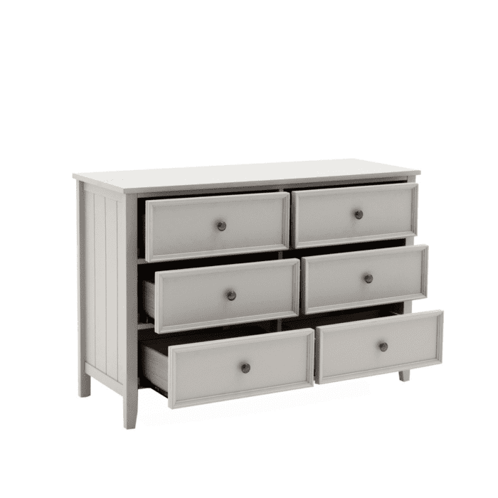 MIL-413-CLAY - Marcus Grey Pine Chest of Drawers - 2