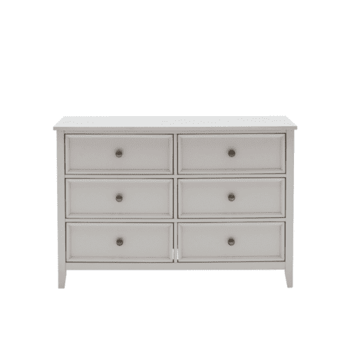 MIL-413-CLAY - Marcus Grey Pine Chest of Drawers - 3