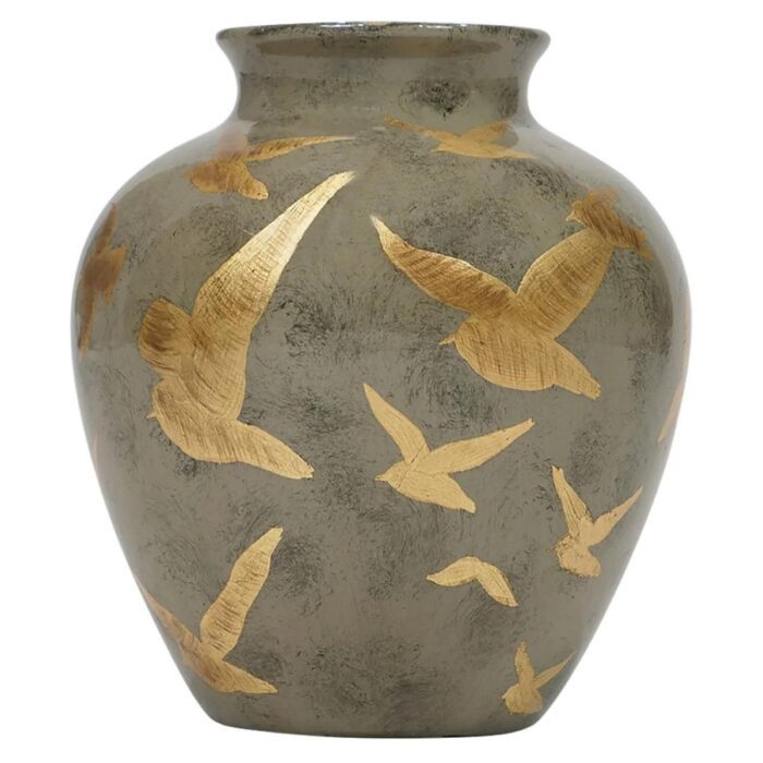 Gold and Grey Vase
