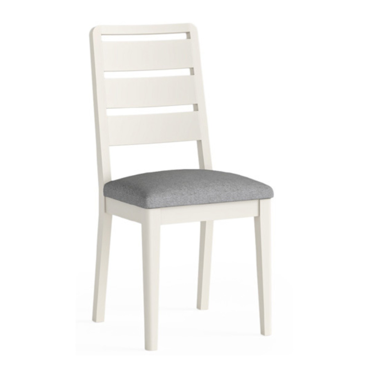 Marcella White Ladder Back Dining Chair - 1