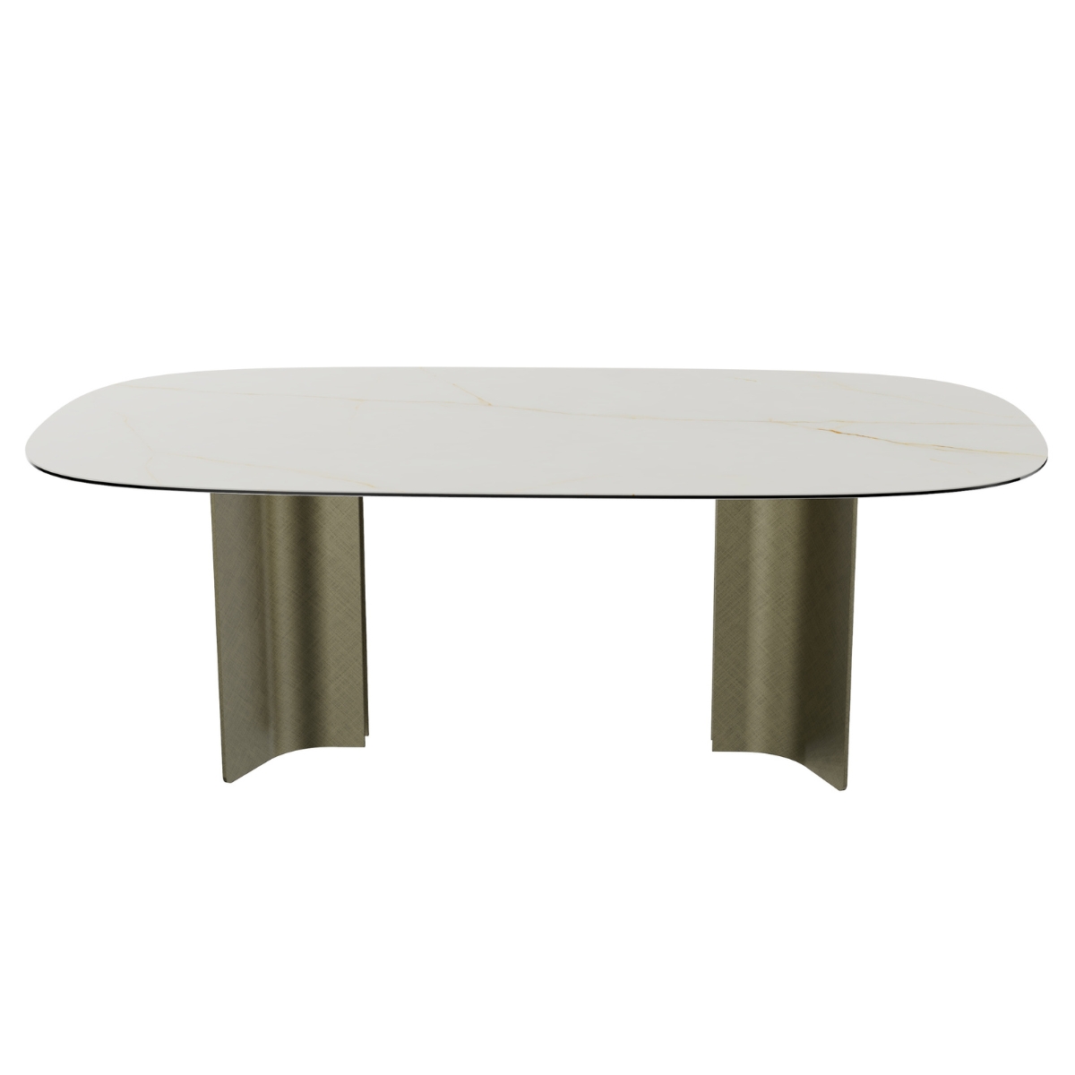 Marco Gold Italian Ceramic Dining Table - 2