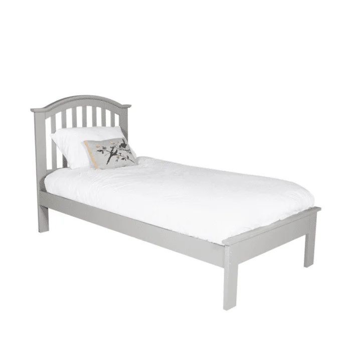 Marcus Curved Wood Bed Frame - single