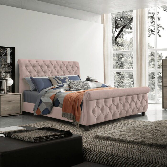 Markle Button Tufted Bed - 1