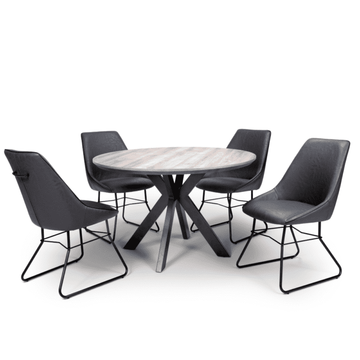 Maudie Small Round 1.2M Dining Table - 9
