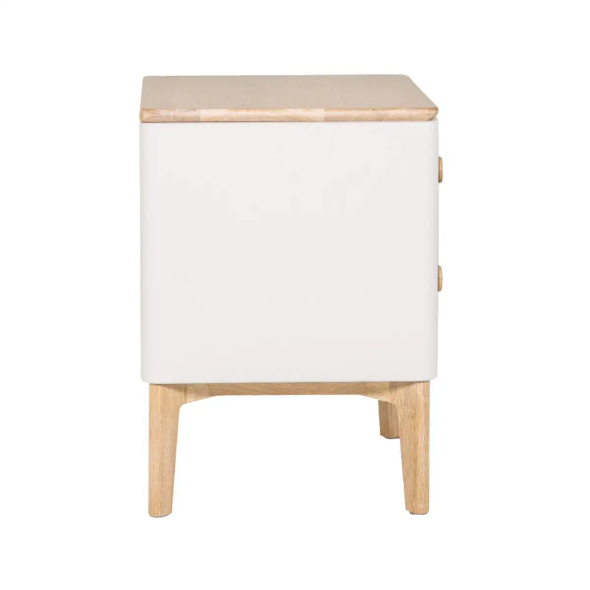 Megara Cashmere Oak Bedside Table - 3