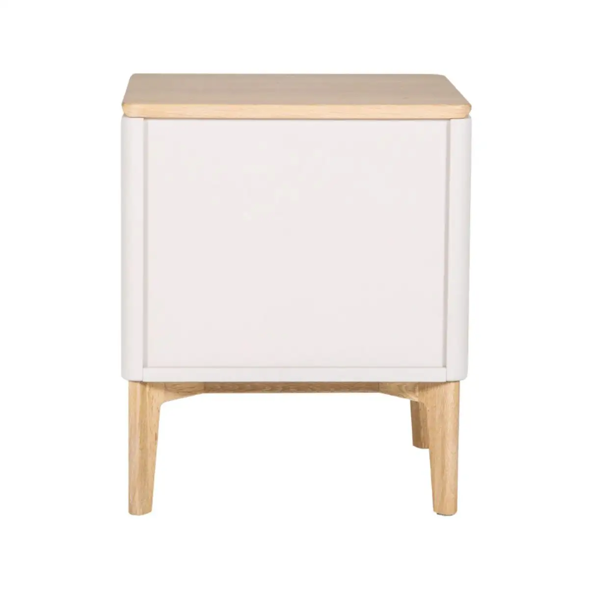 Megara Cashmere Oak Bedside Table - 4