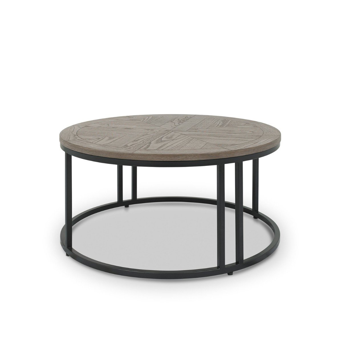 Moyvane Grey Round Coffee Table - 1