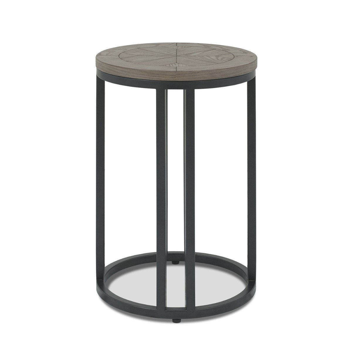 Moyvane Grey Round Side Table - 1