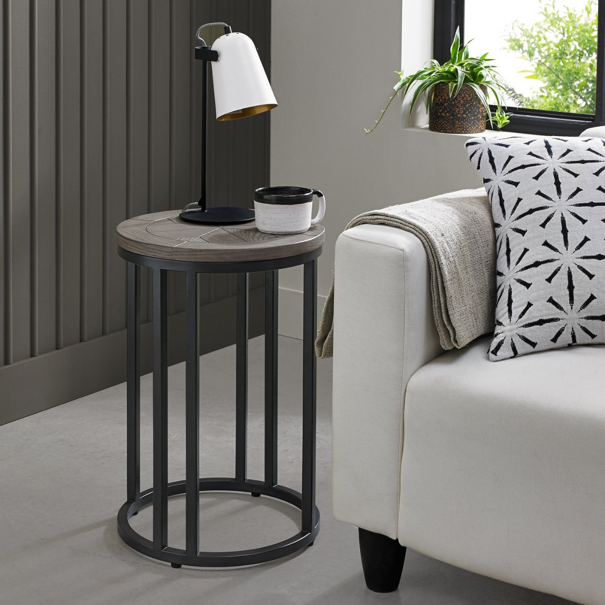 Moyvane Grey Side Table - 3