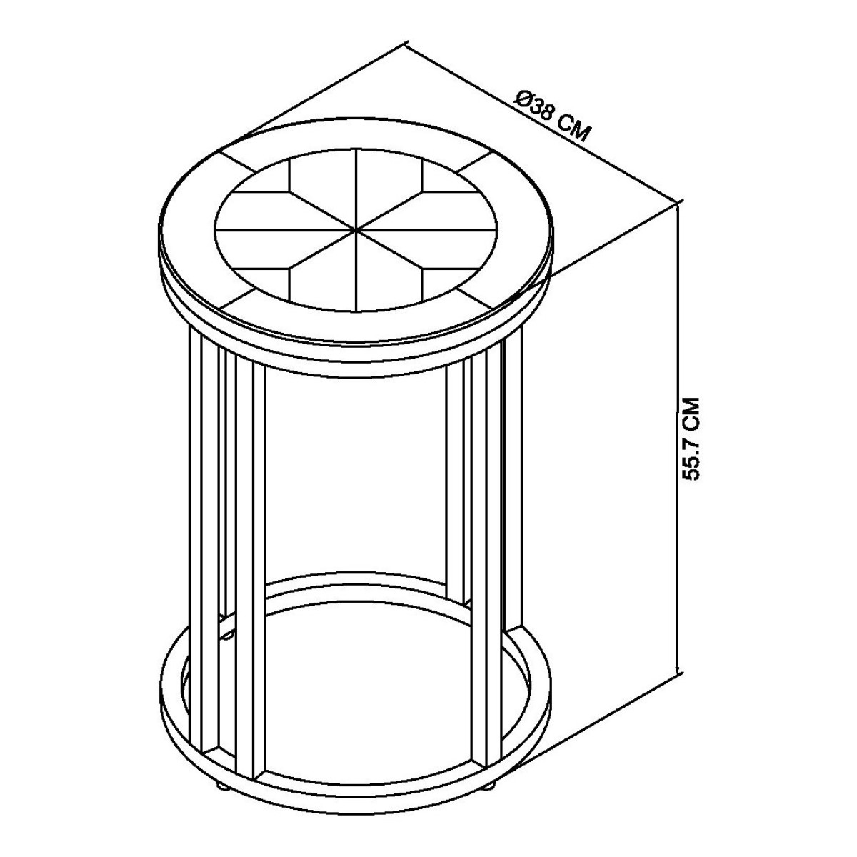 Moyvane Grey Side Table - 5