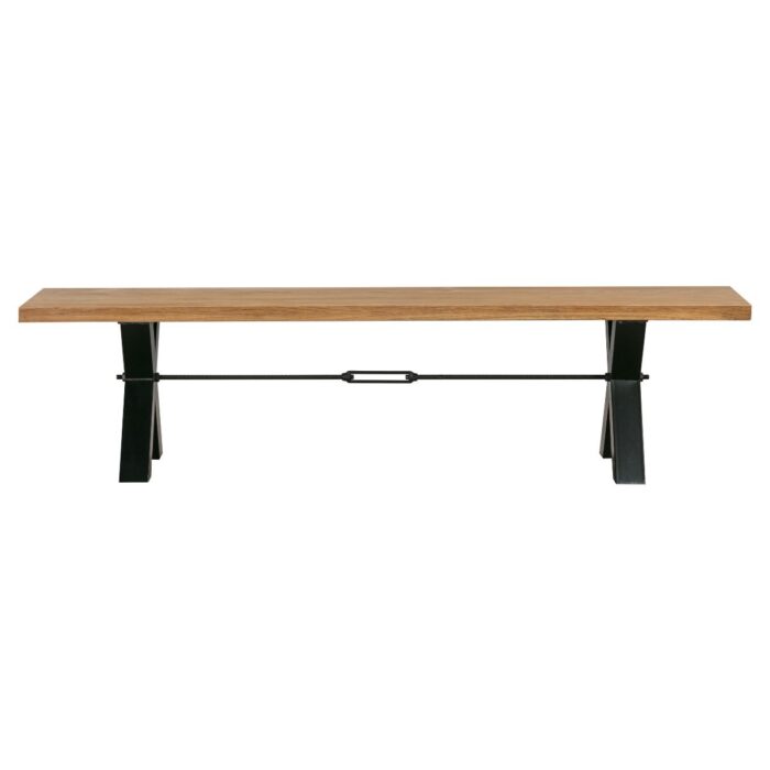 Nerida Dining bench seat oak with cross legs