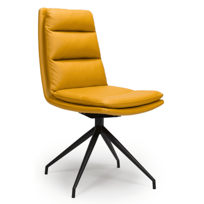 Nicosia Black Base Swivel Chair - 2
