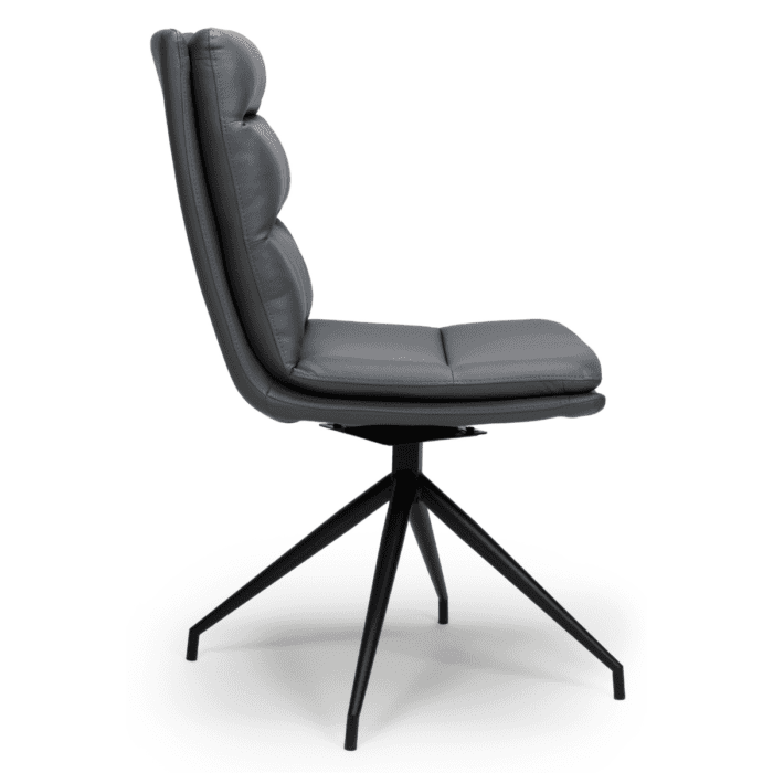 Nicosia Black Base Swivel Chair - 6