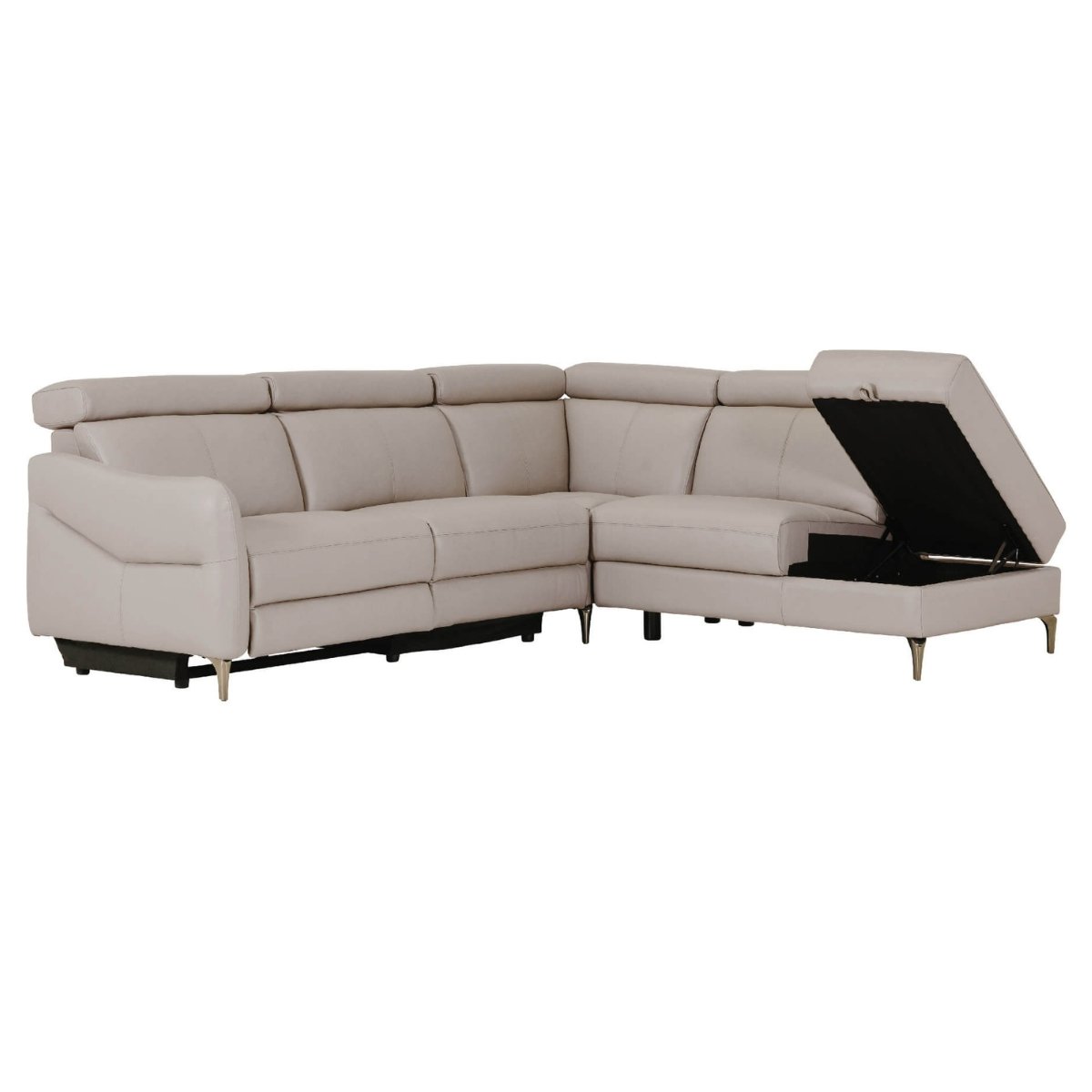 Nikita RHF corner electric recliner sofa